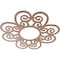 Ekena Millwork Cohen Wood Fretwork Pierced Ceiling Medallion, Wood (Paint Grade), 38"OD x 13"ID x 3/8"T CMWP38X38X0375COMF - alternate 4